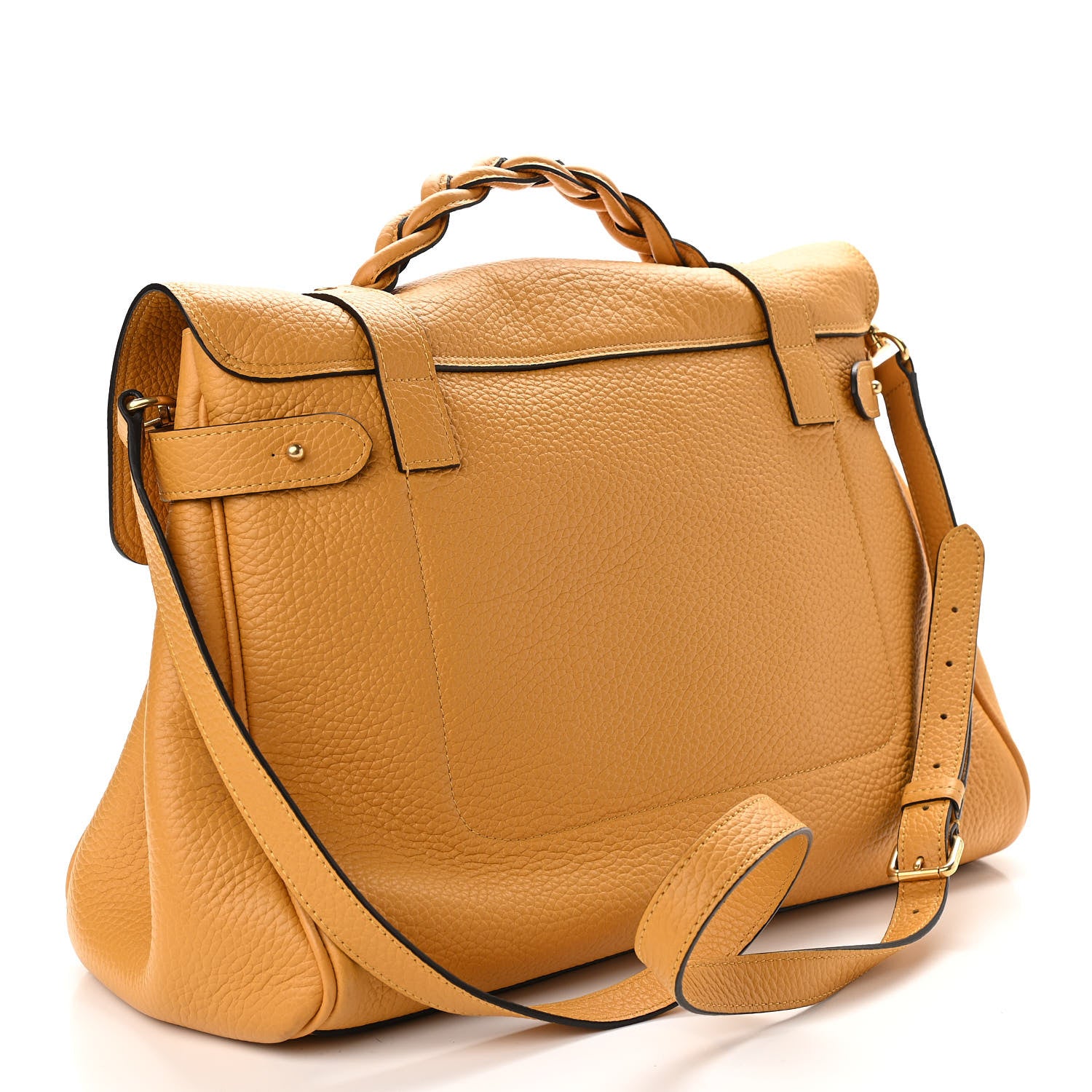 Mulberry Heavy Grain Oversized Alexa Deep Amber 3 of 9