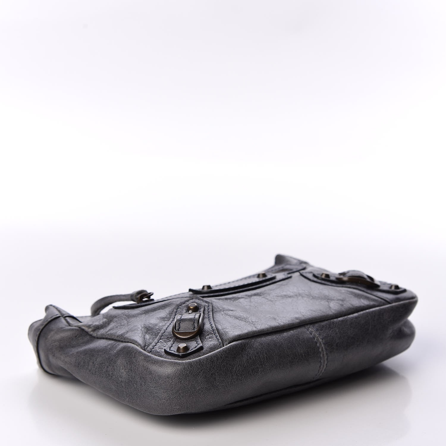 Balenciaga Chevre Porte Toilette Makeup Clutch Anthracite 3 of 10