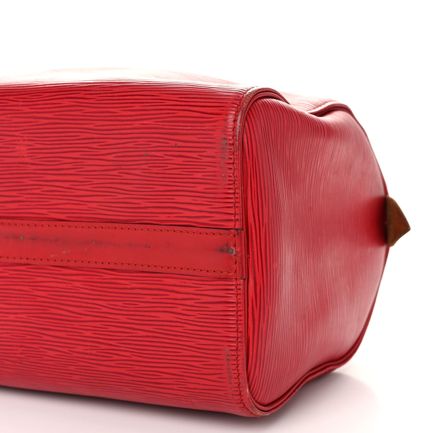 Louis Vuitton Epi Speedy 25 Castillan Red 10 of 15