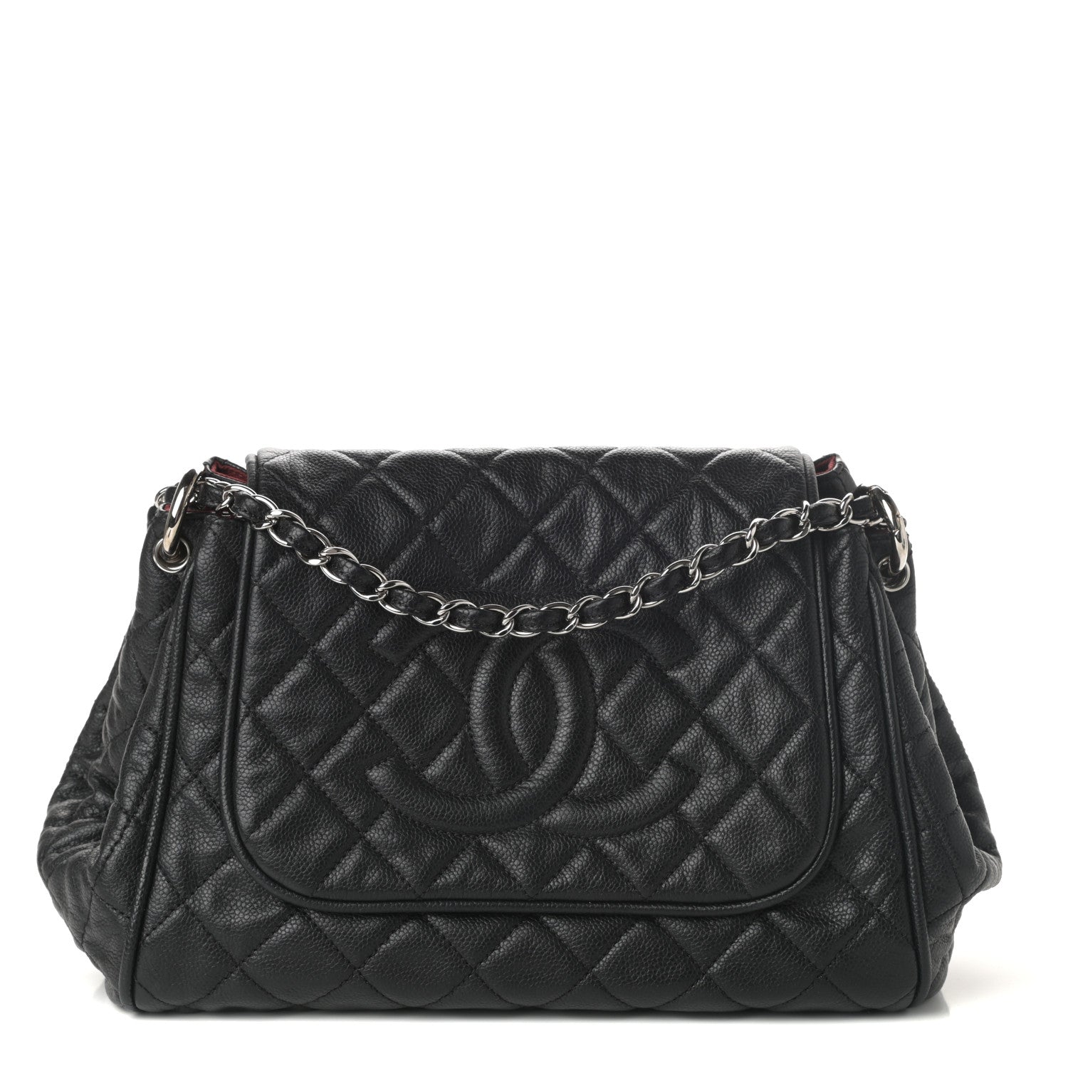 Chanel Caviar Quilted Timeless Accordion Flap Black 1 of 10