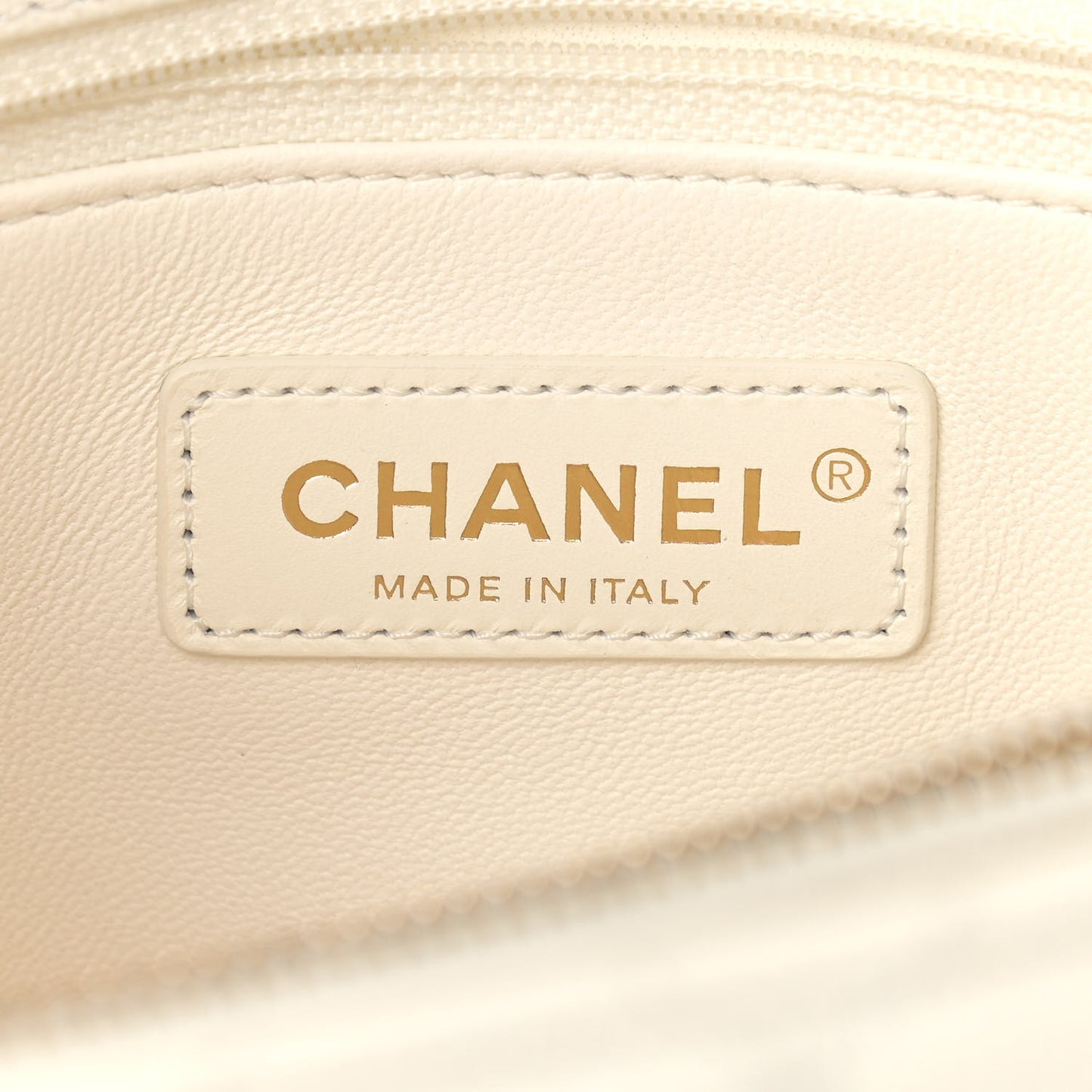 Caviar Quilted Small Coco Handle Flap White