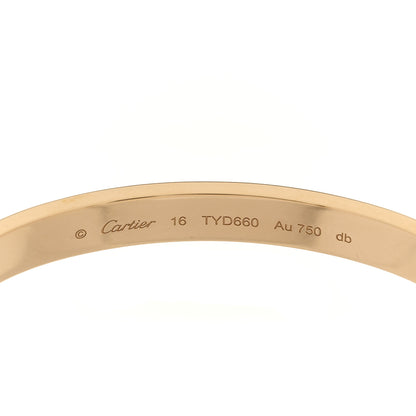 Cartier 18K Yellow Gold LOVE Bracelet 16 4 of 9