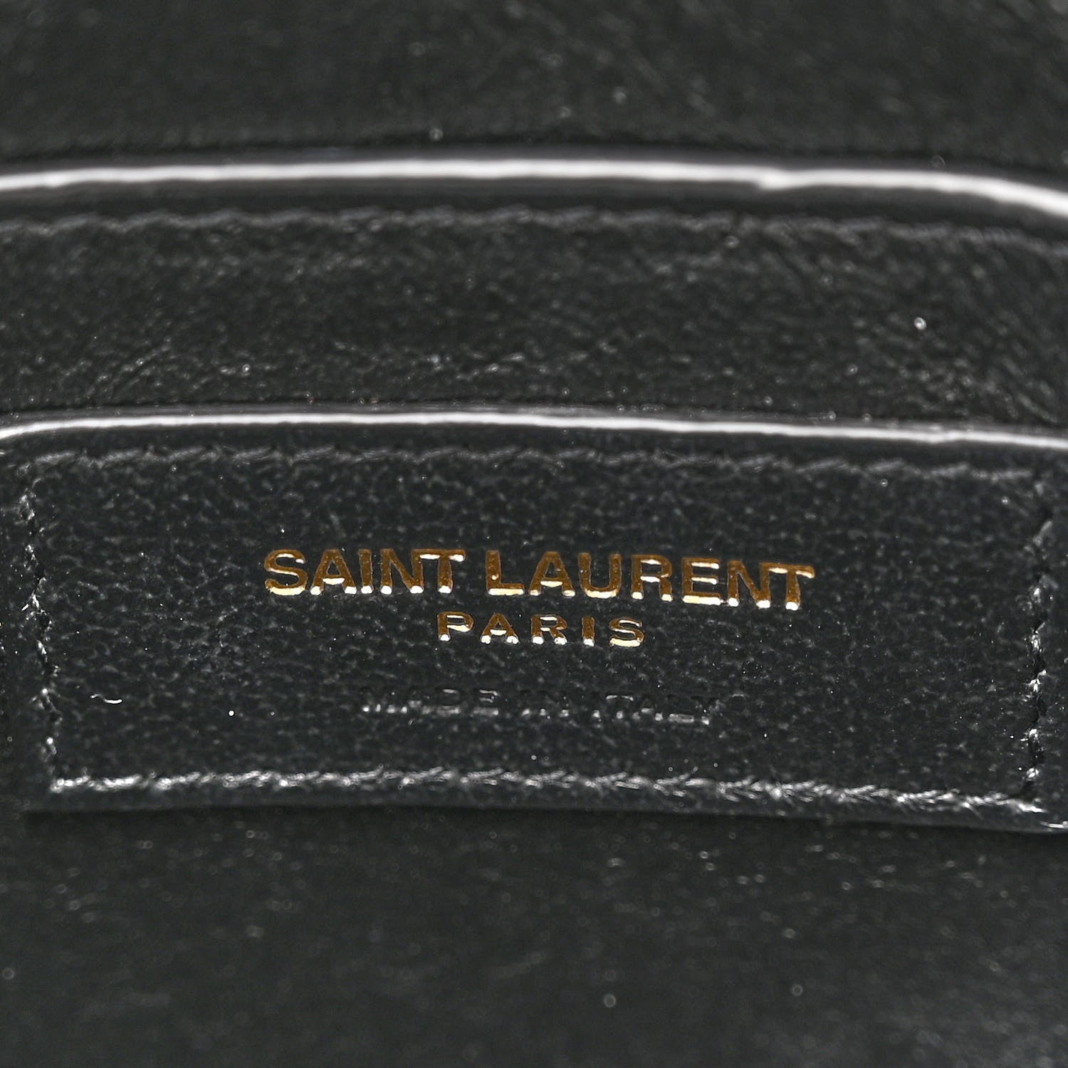 Saint Laurent Lambskin Quilted Monogram Baby Victoire Chain Clutch Blanc Vintage 6 of 12