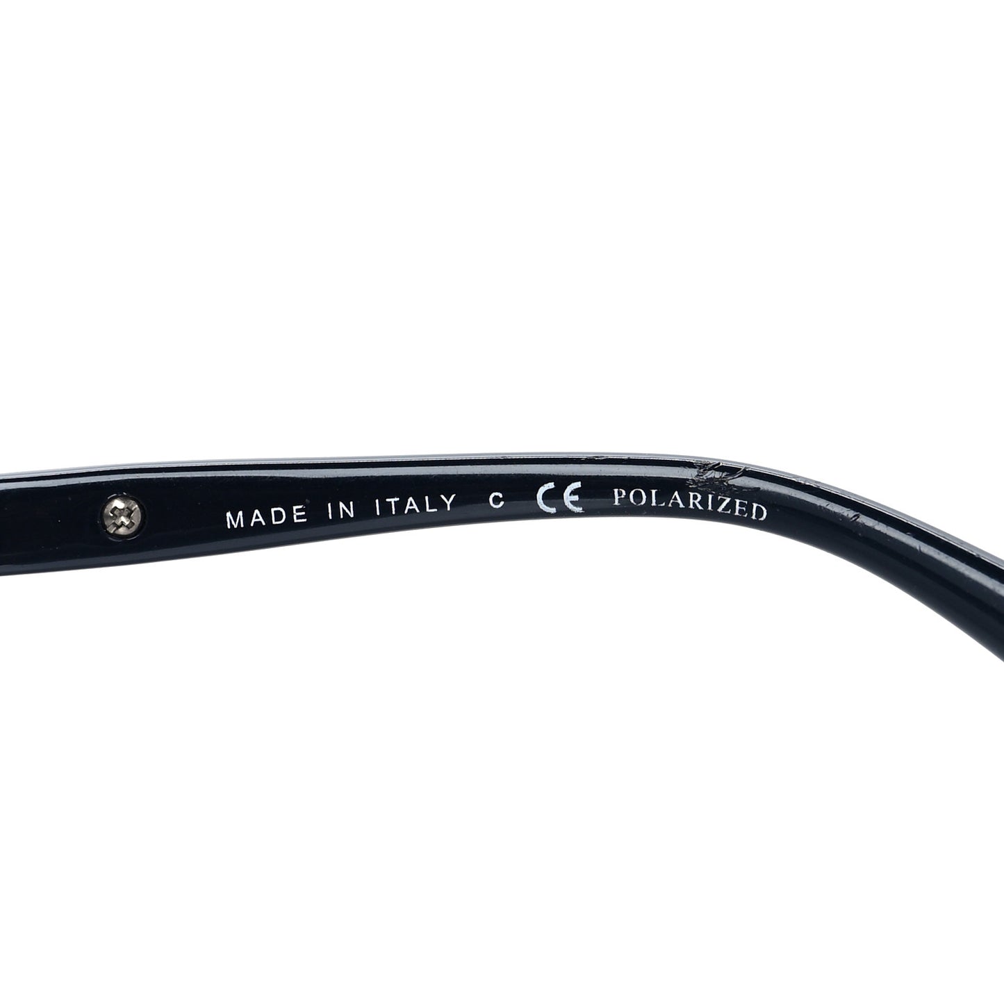 Acetate Polarized Bijou Square Sunglasses 5355 Black