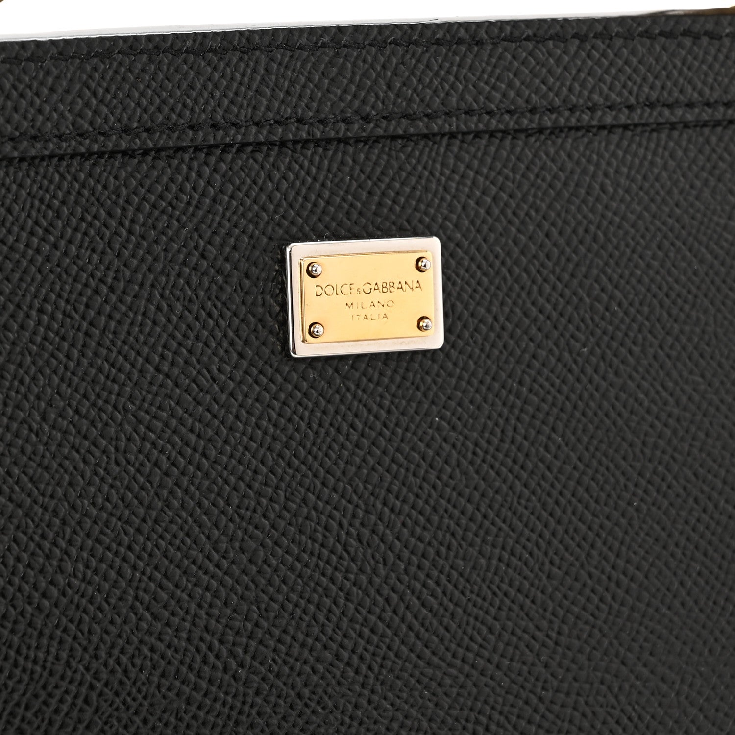 Dolce & Gabbana Dauphine Medium DG Family Patch Miss Sicily Satchel Black 7 of 11