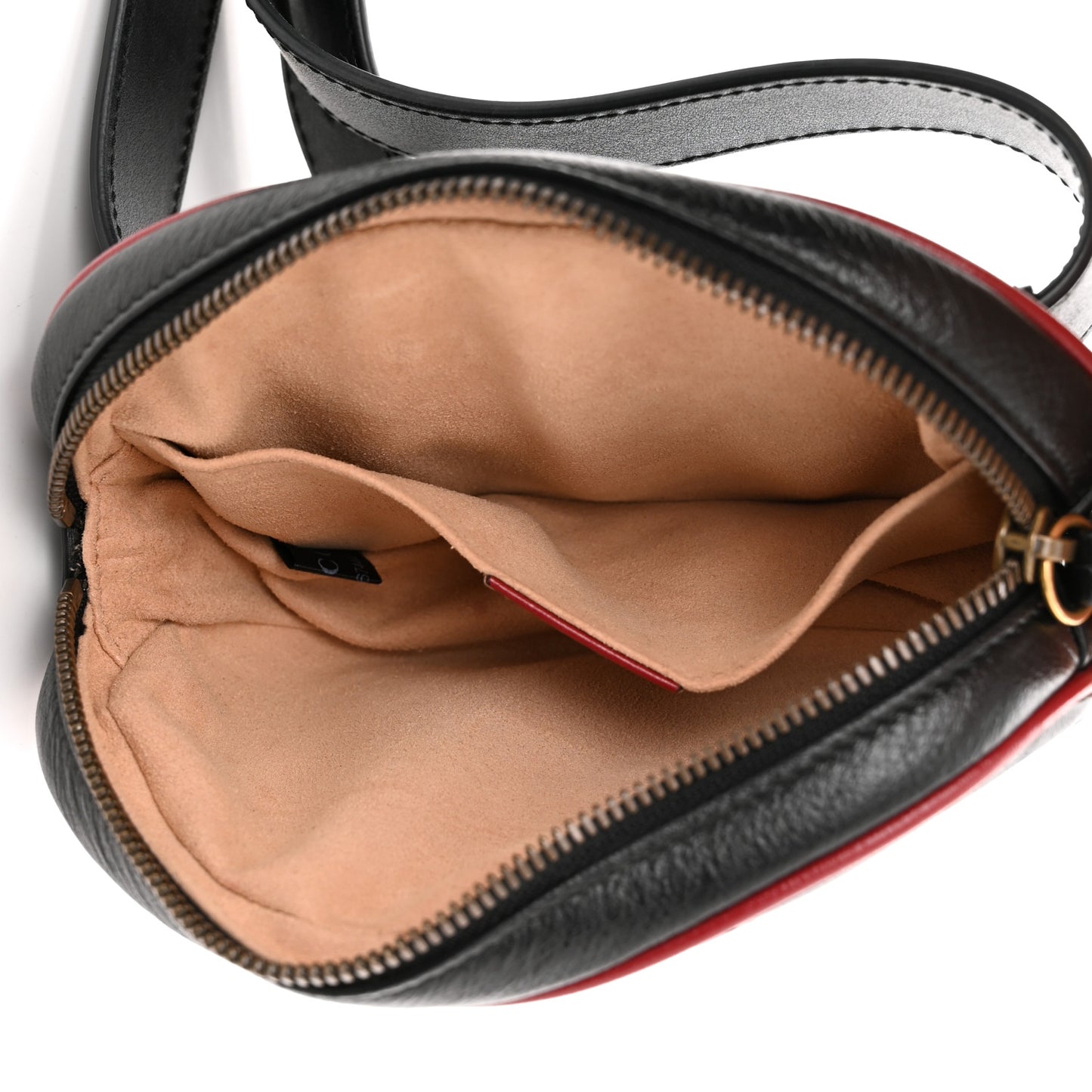 Azalea Calfskin Matelasse Diagonal Torchon GG Marmont Belt Bag 85 34 Black Romantic Cerise
