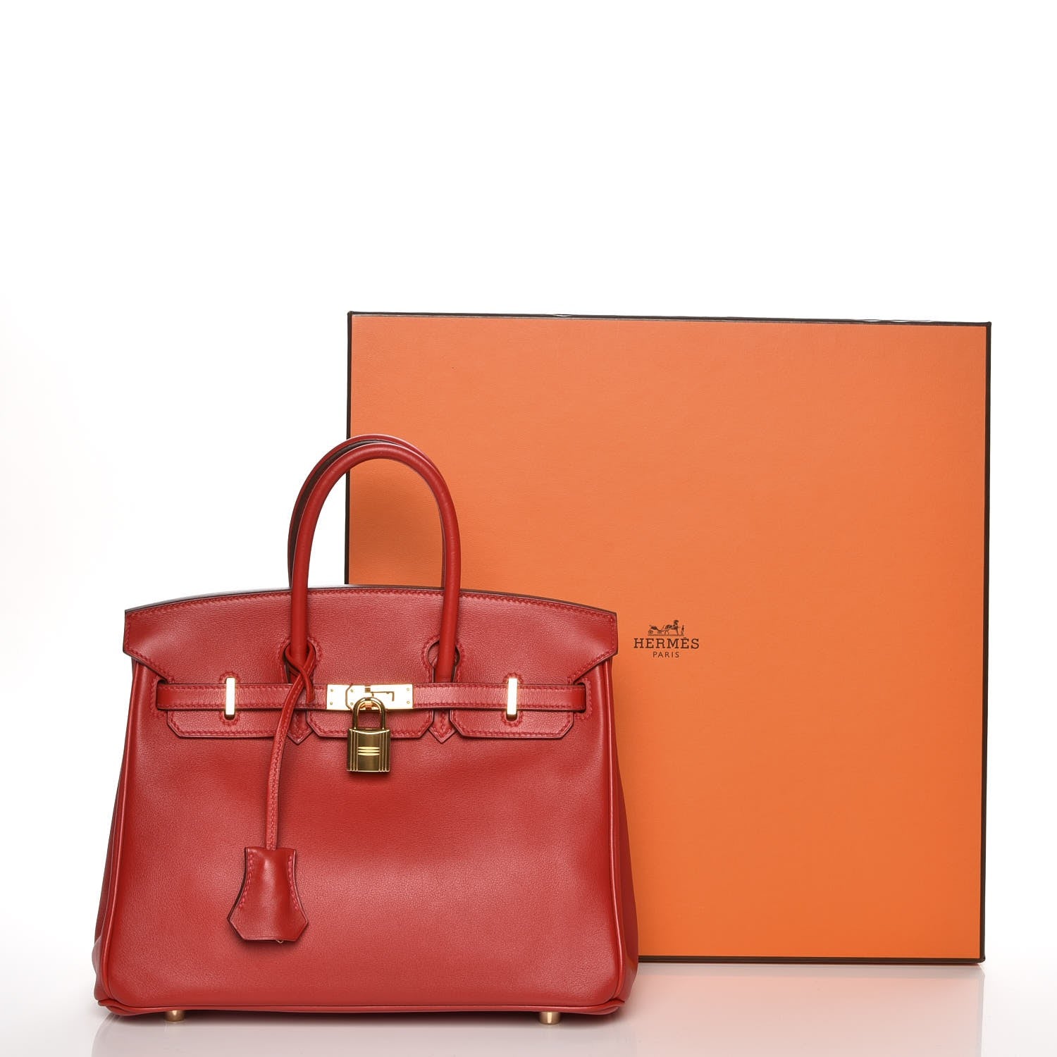 Hermes Swift Birkin 25 Vermillion 29 of 29