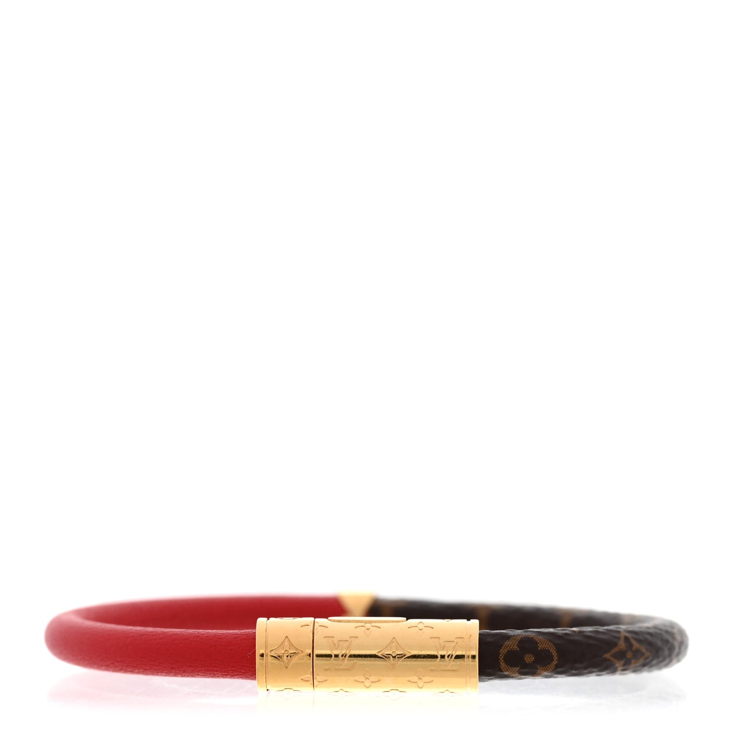 Monogram Daily Confidential Bracelet 17 Red