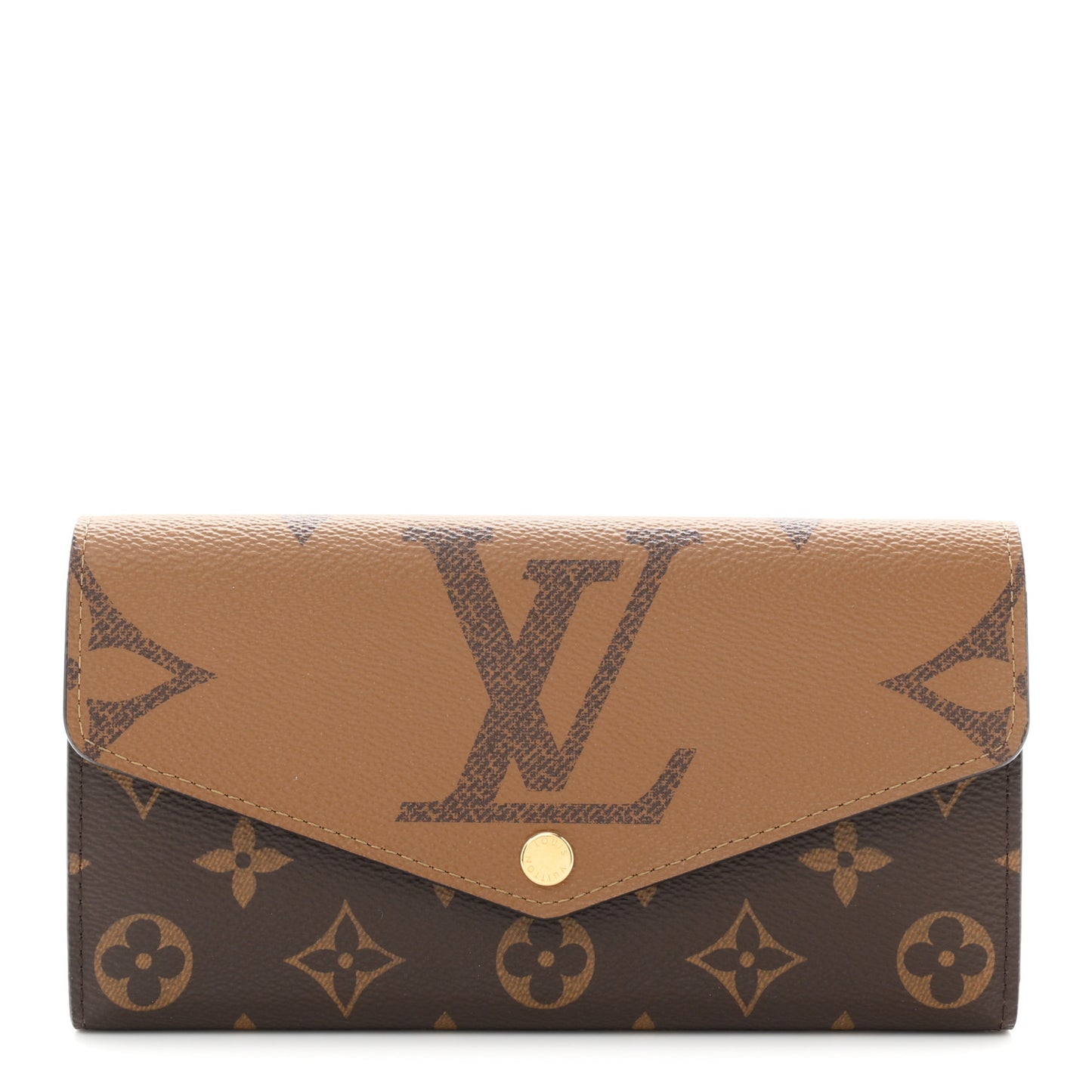 Reverse Monogram Giant Sarah Wallet
