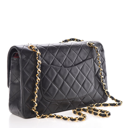 Chanel Lambskin Quilted Medium Double Flap Black 3 of 13