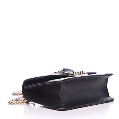 Valentino Garavani Vitello Mini Glam Lock Rockstud Flap Black 4 of 11