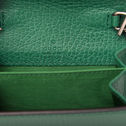 Gucci Calfskin Dionysus Coin Purse Emerald 6 of 7