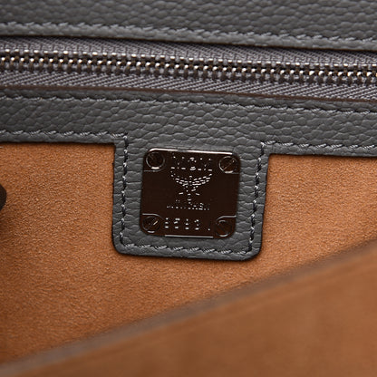 MCM Park Avenue Calfskin Small Patricia Crossbody Bag Charcoal 6 of 8