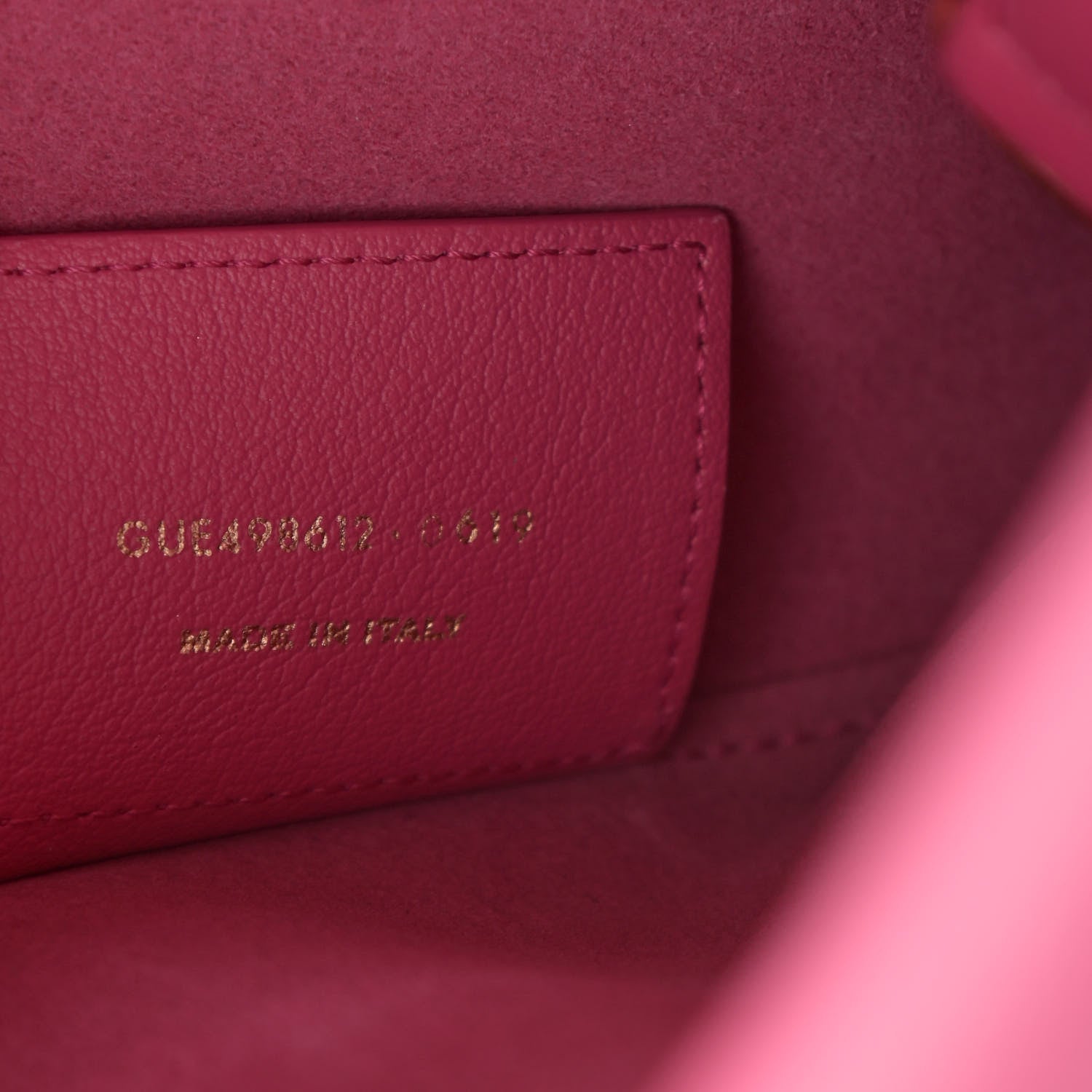 Saint Laurent Calfskin Toy Shopping Tote Fuchsia 7 of 10