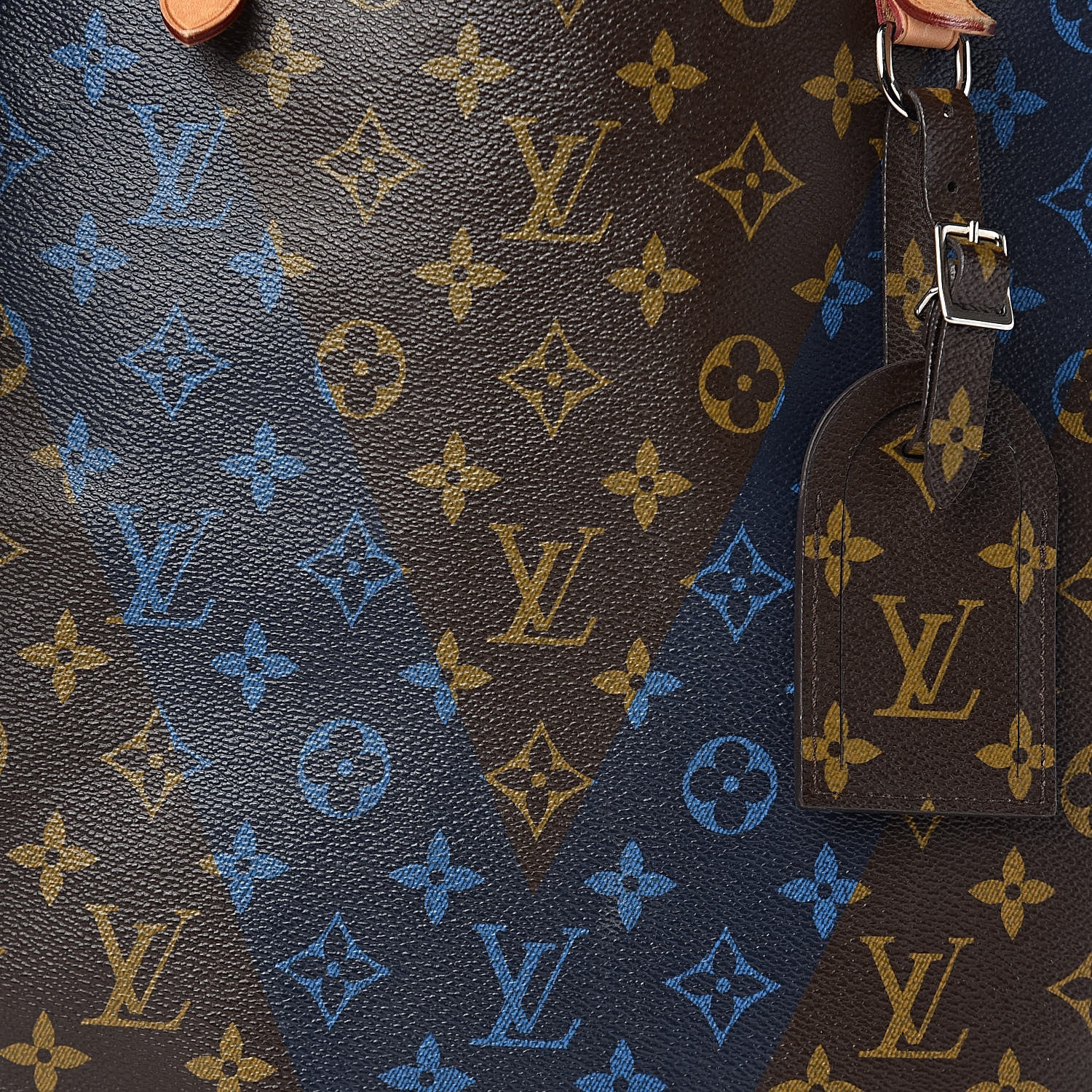 Louis Vuitton Monogram V Cabas Jour Blue 8 of 17
