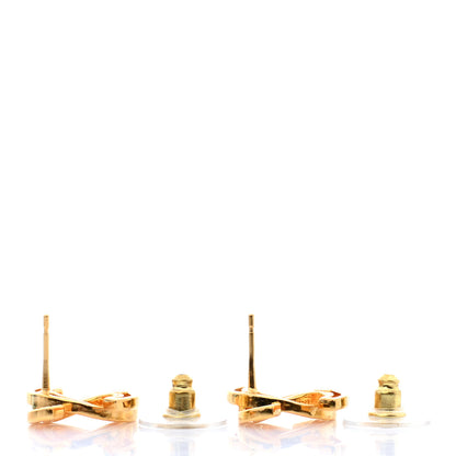 Chanel Metal Obazine CC Earrings Gold 3 of 5