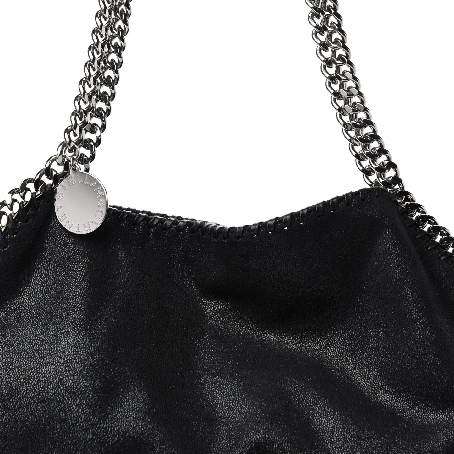 Shaggy Deer Small Falabella Tote Black