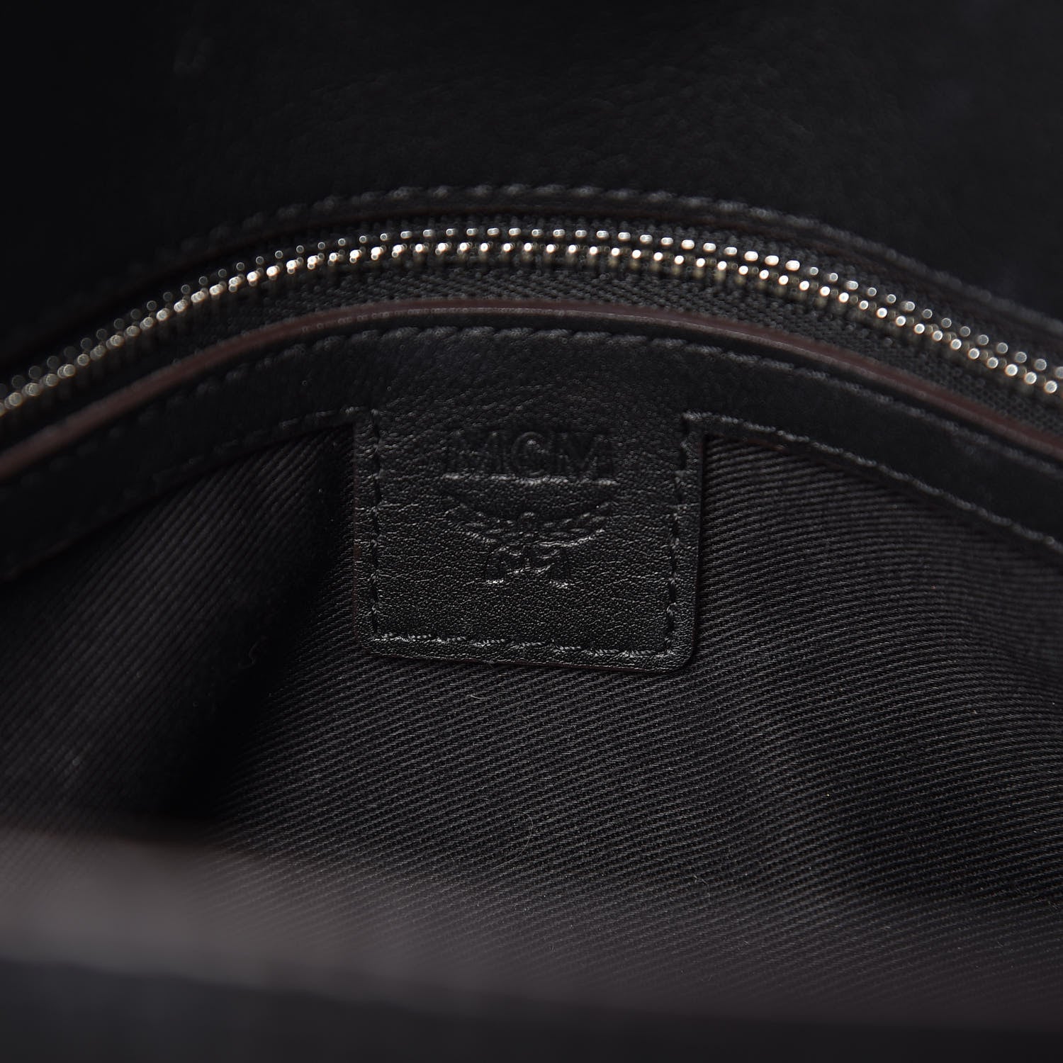 MCM Visetos Large Tote Black 7 of 17