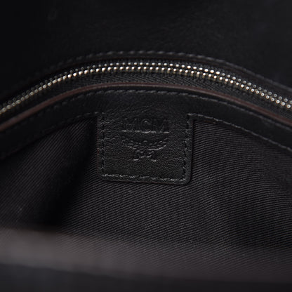 MCM Visetos Large Tote Black 7 of 17