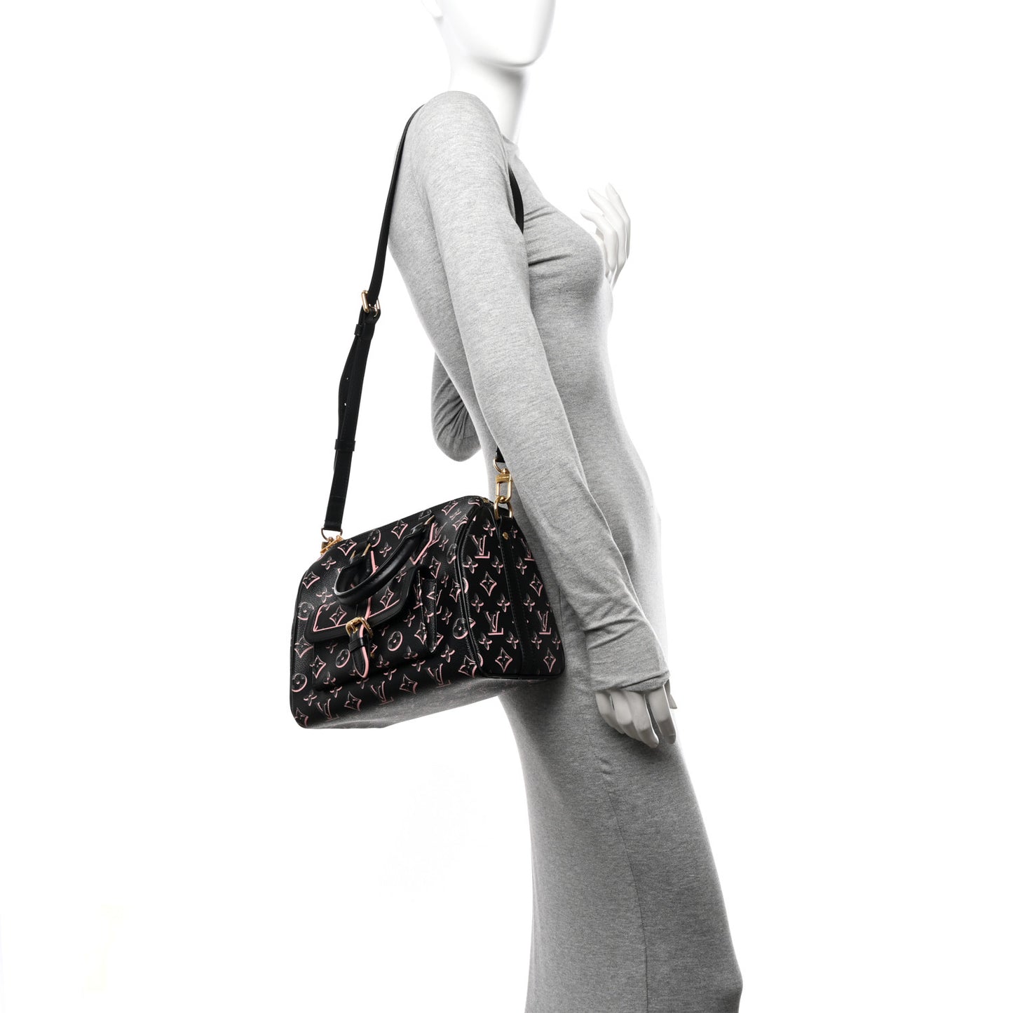 Monogram Fall for You Speedy Bandouliere 25 Black