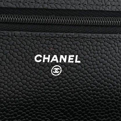 Chanel Caviar Quilted Wallet on Chain WOC Black 6 of 11