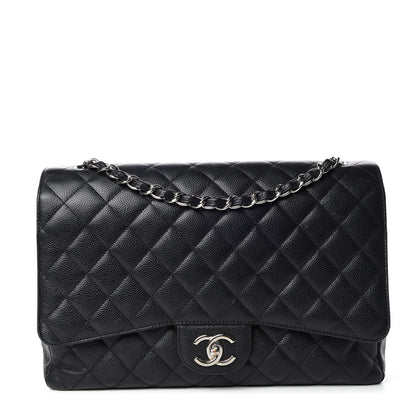 Chanel Caviar Quilted Maxi Double Flap Black 1 of 21