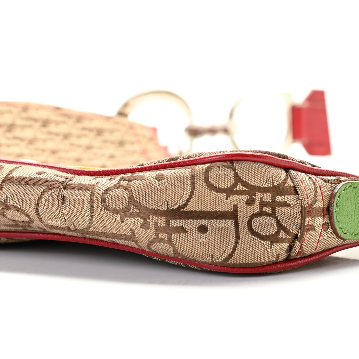 Monogram Rasta Saddle Pochette Beige