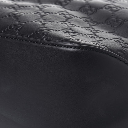 Gucci Guccissima Signature Large Linea A Hobo Black 14 of 15