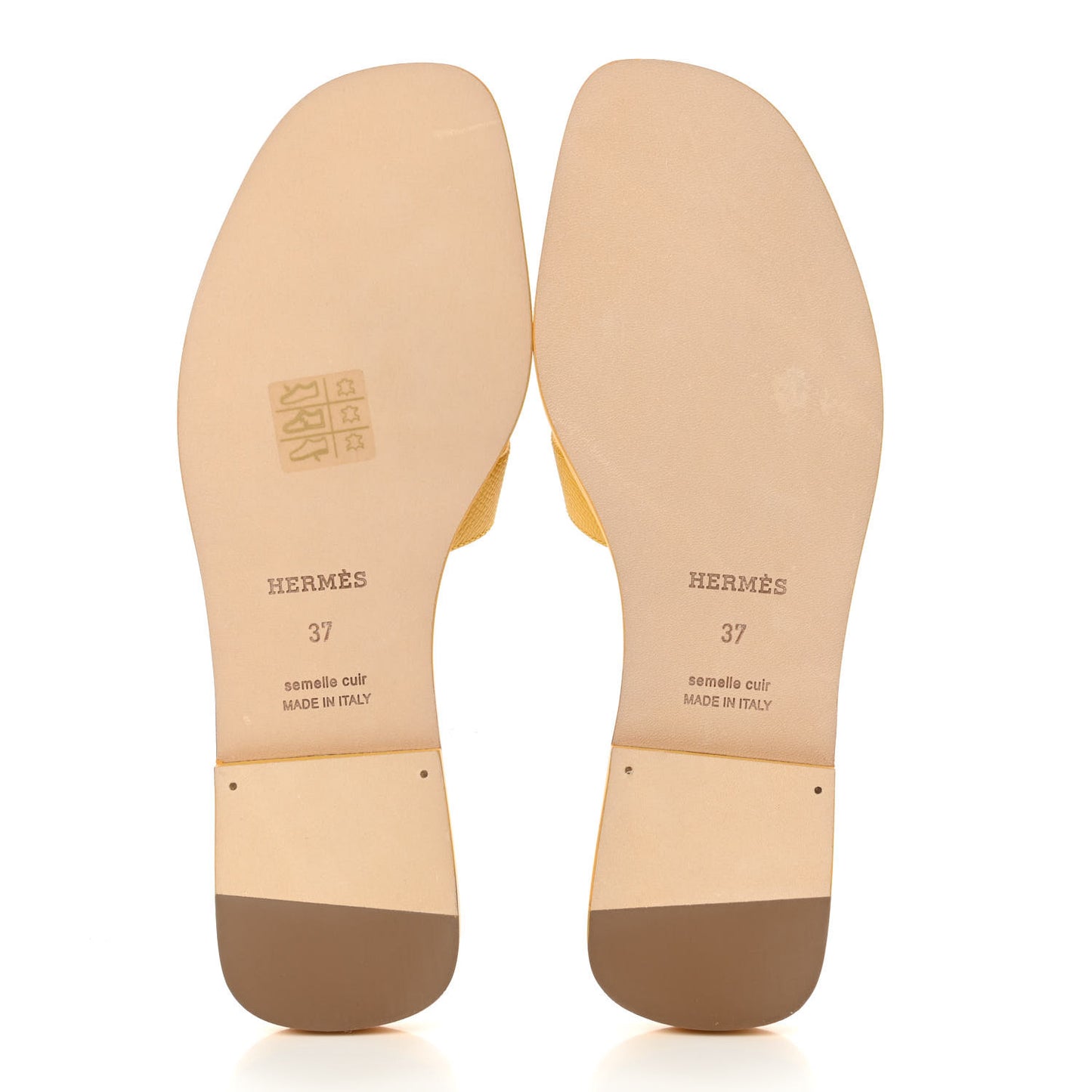 Epsom Oran Sandals 37 Jaune Sable