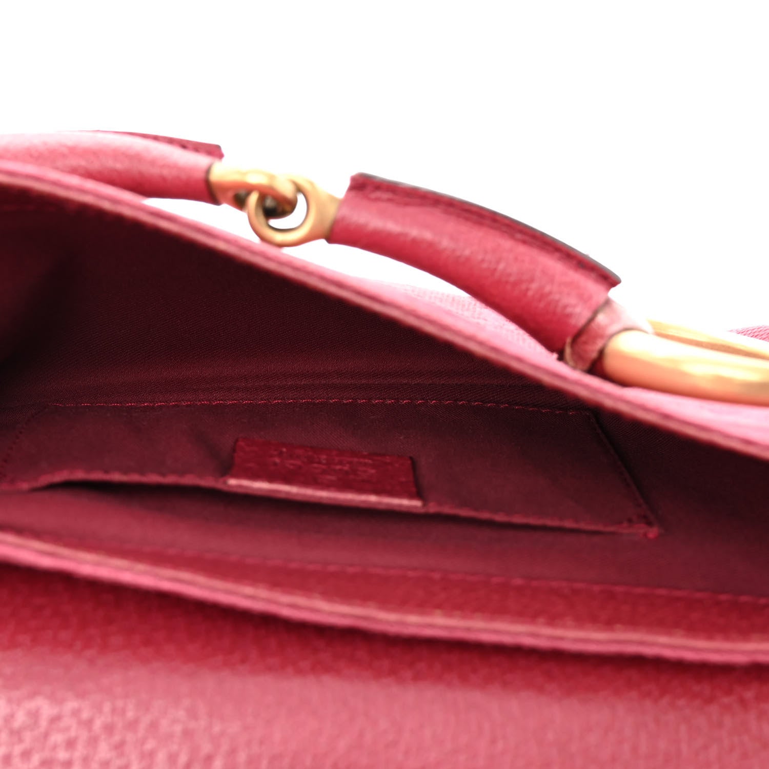 Gucci Monogram Horsebit Clutch Pink 5 of 12