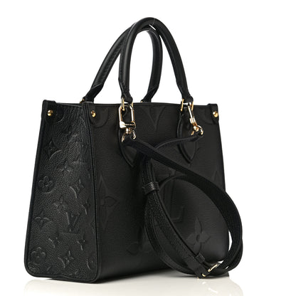 Louis Vuitton Empreinte Monogram Giant Onthego PM Black 3 of 11