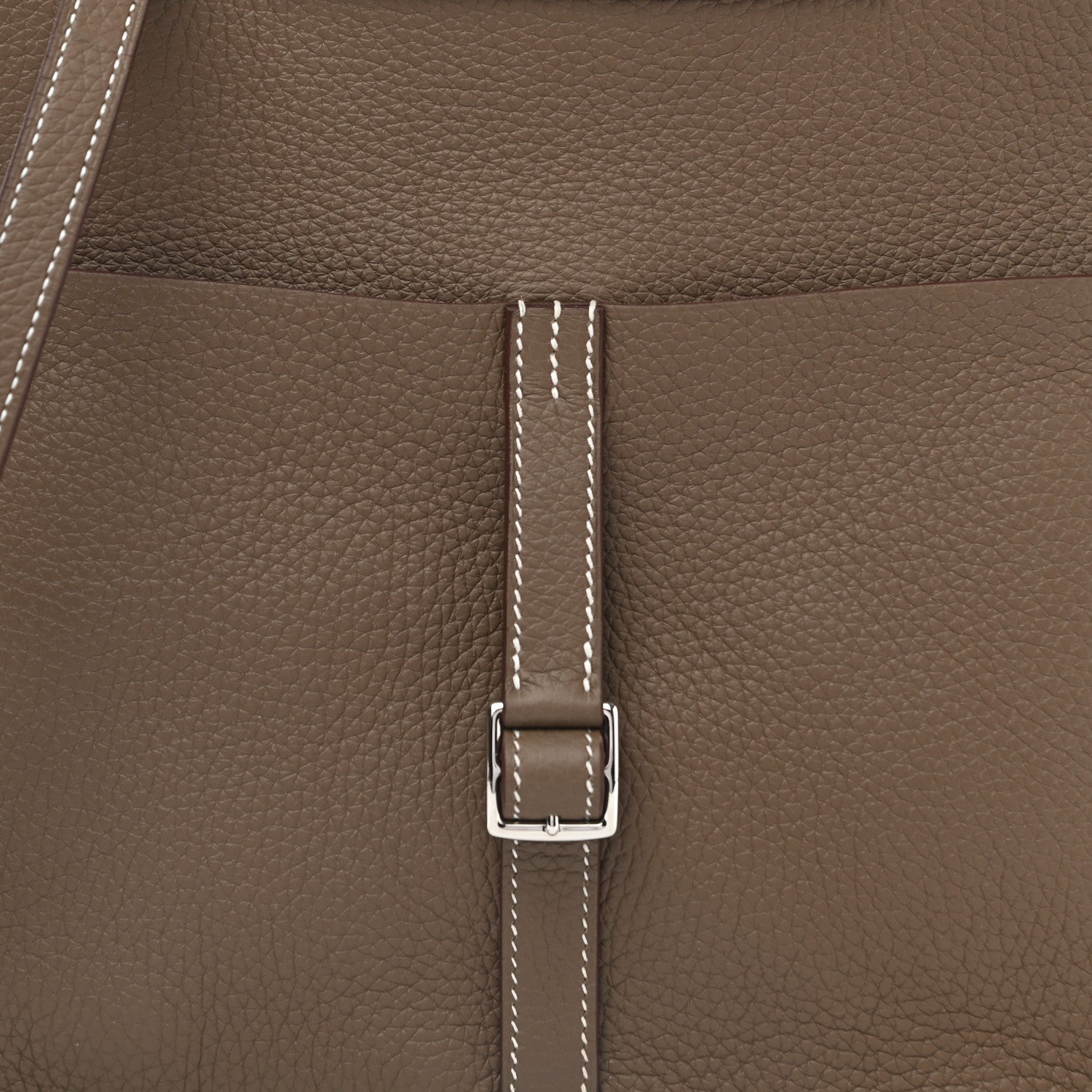Hermes Taurillon Clemence Halzan 25 Etoupe 9 of 13