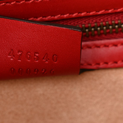 Gucci Calfskin Sylvie Web Large Queen Margaret Top Handle Bag Blue Agata Hibiscus Red Mystic White Sugar Pink 7 of 16
