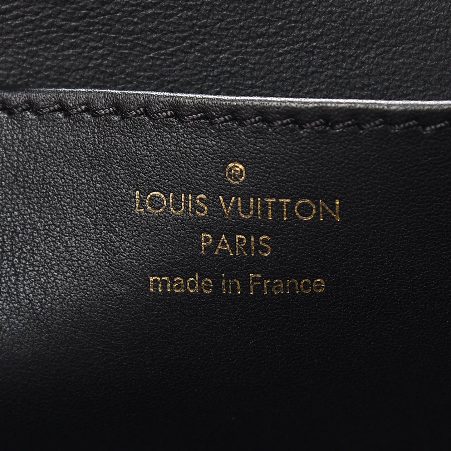 Grained Calfskin Vivienne NM Black