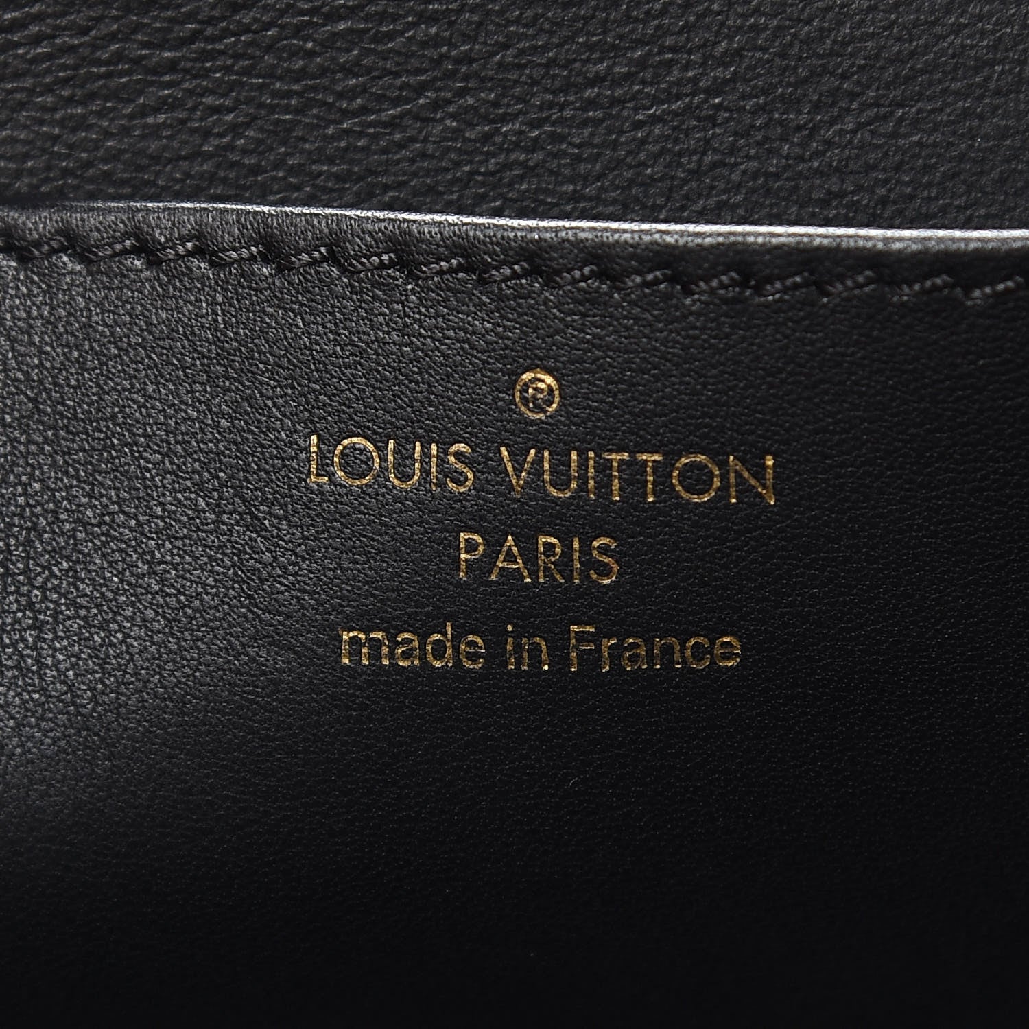 Louis Vuitton Grained Calfskin Vivienne NM Black 6 of 12