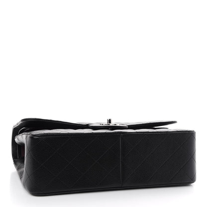 Chanel Caviar Quilted Jumbo Double Flap Black 4 of 9