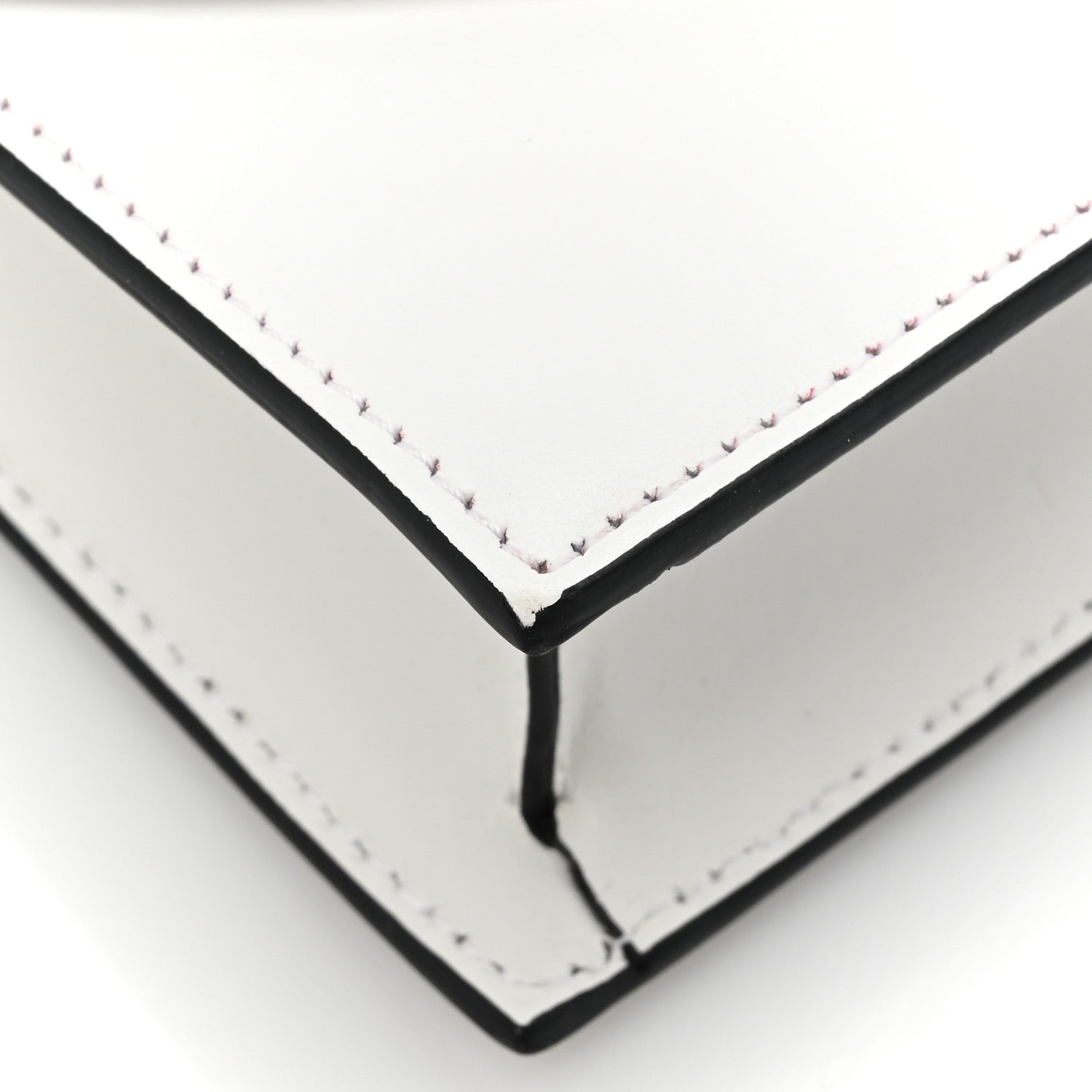 Christian Louboutin Calfskin Loubi54 Crossbody Clutch White 12 of 15