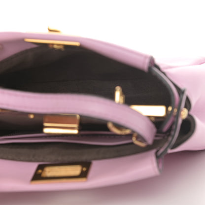 Fendi Shiny Nappa Micro Peekaboo Iconic Satchel Lavanda 4 of 4