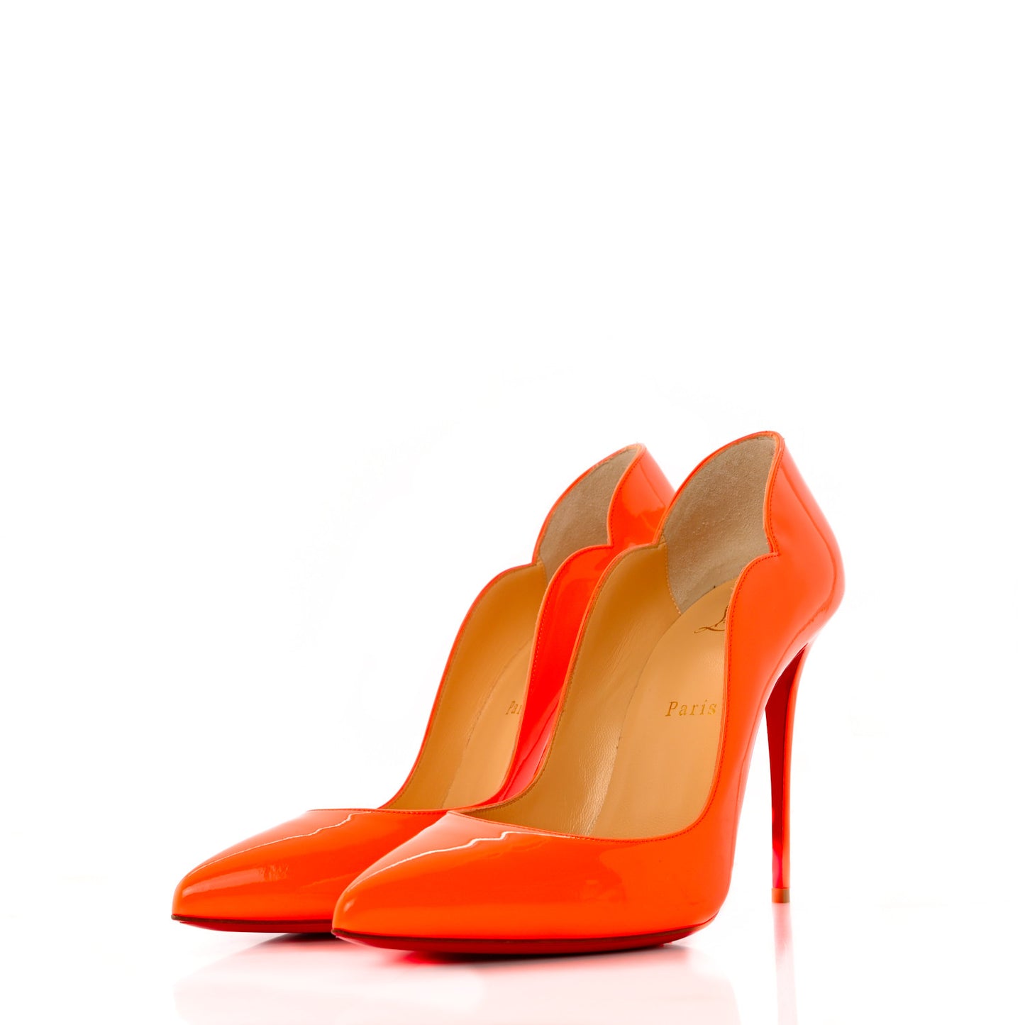 Patent Hot Chick 100 Pumps 40 Sunset