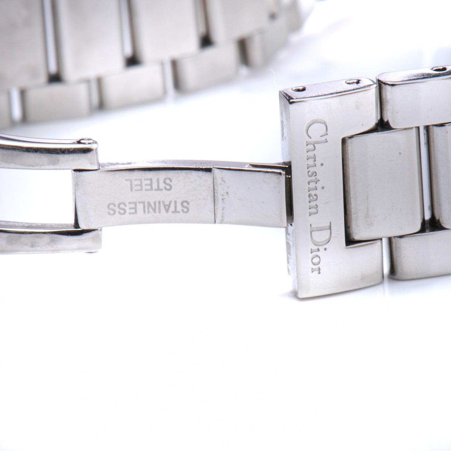Christian Dior Stainless Steel Diamond 24mm Riva Quartz Watch 6 of 7