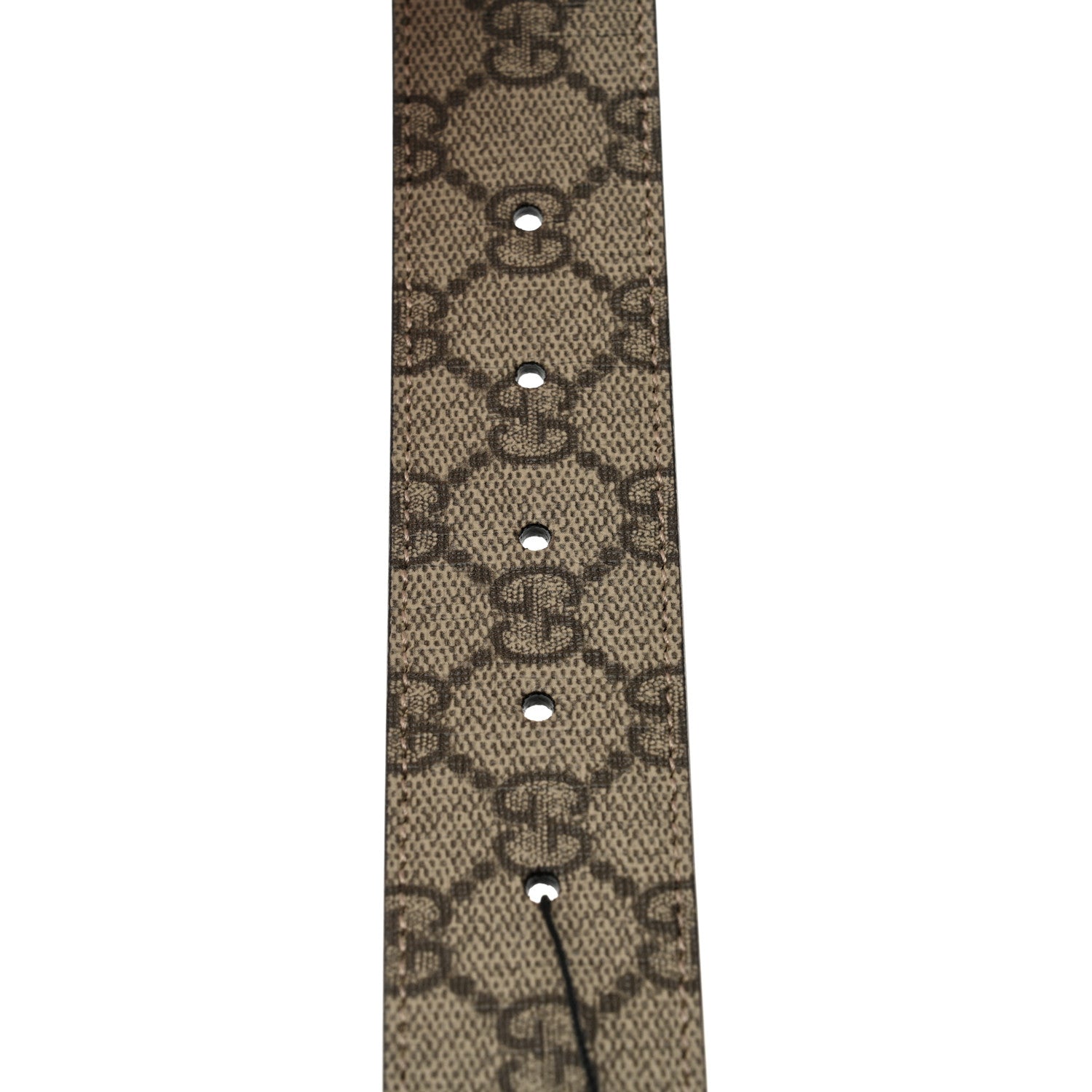 Gucci GG Supreme Monogram Interlocking G 37mm Belt 70 28 Beige Ebony Cocoa 4 of 6