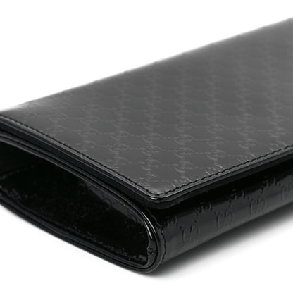 Gucci Patent Microguccissima Small Broadway Clutch Black 11 of 13