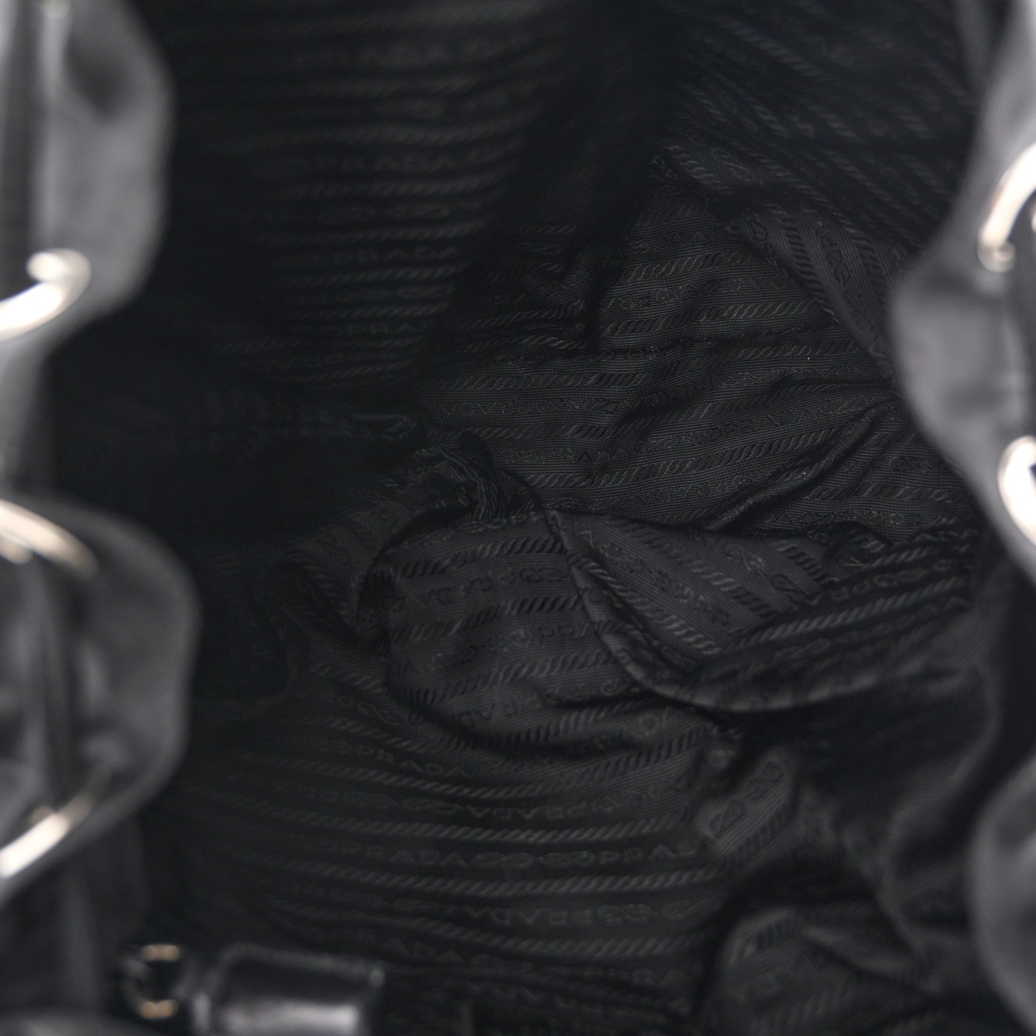 Prada Tessuto Nylon Vela Medium Backpack Black 5 of 10