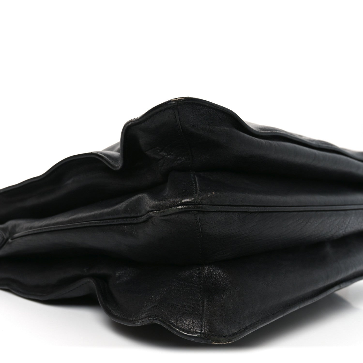 Salvatore Ferragamo Calfskin Chain Tote Black 9 of 10