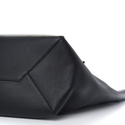 Celine Soft Grained Calfskin Medium Belt Cabas Phantom Black 9 of 10