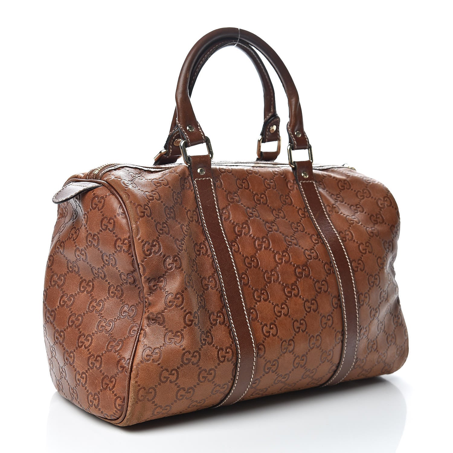 Gucci Guccissima Medium Joy Boston Brown 3 of 16