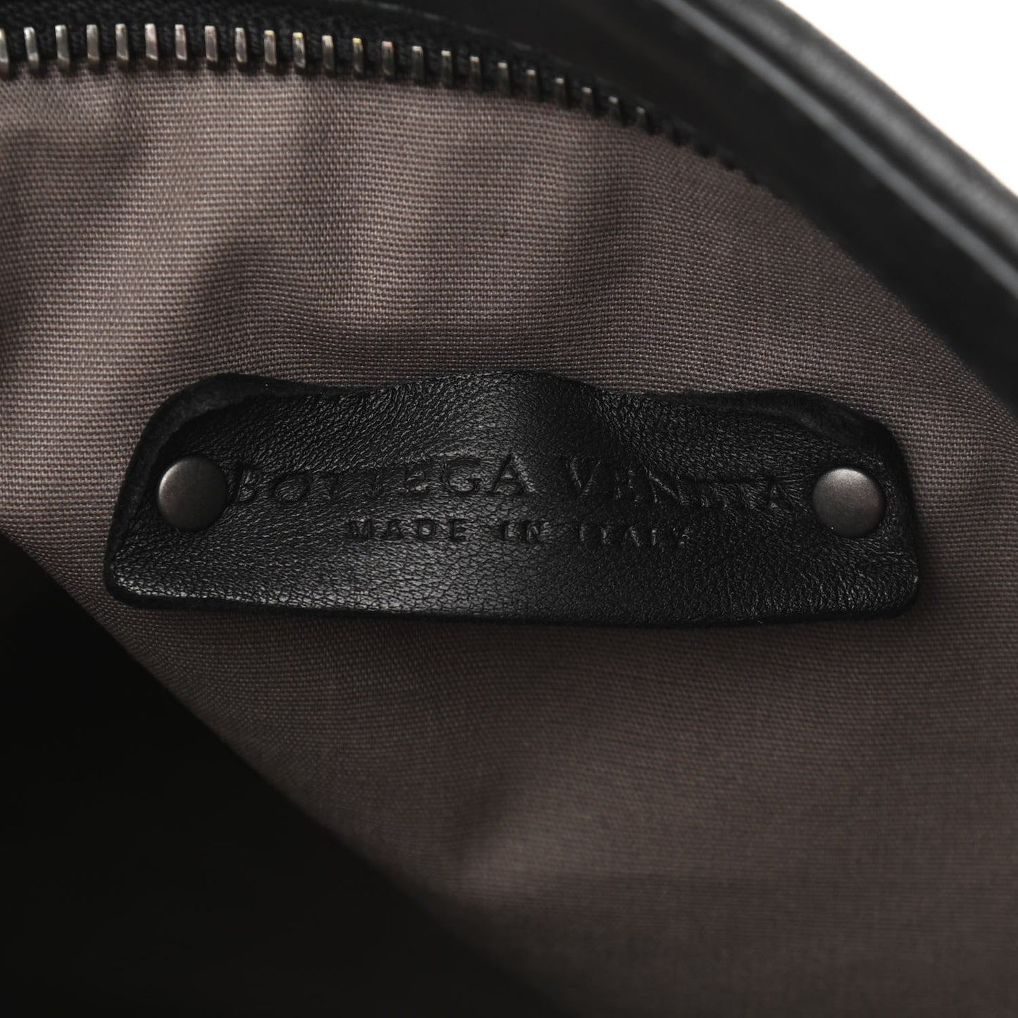Nappa Intrecciato Messenger Bag Black