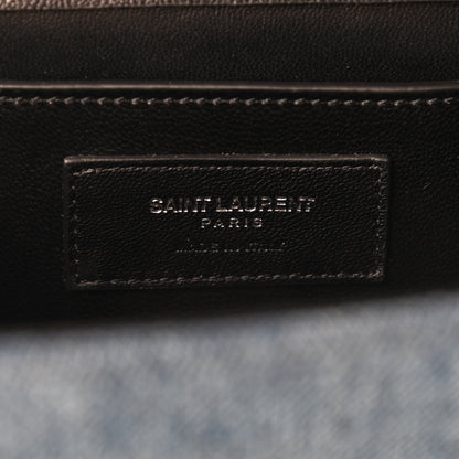 Saint Laurent Denim Medium Classic Monogram Kate Satchel Light Blue 6 of 8