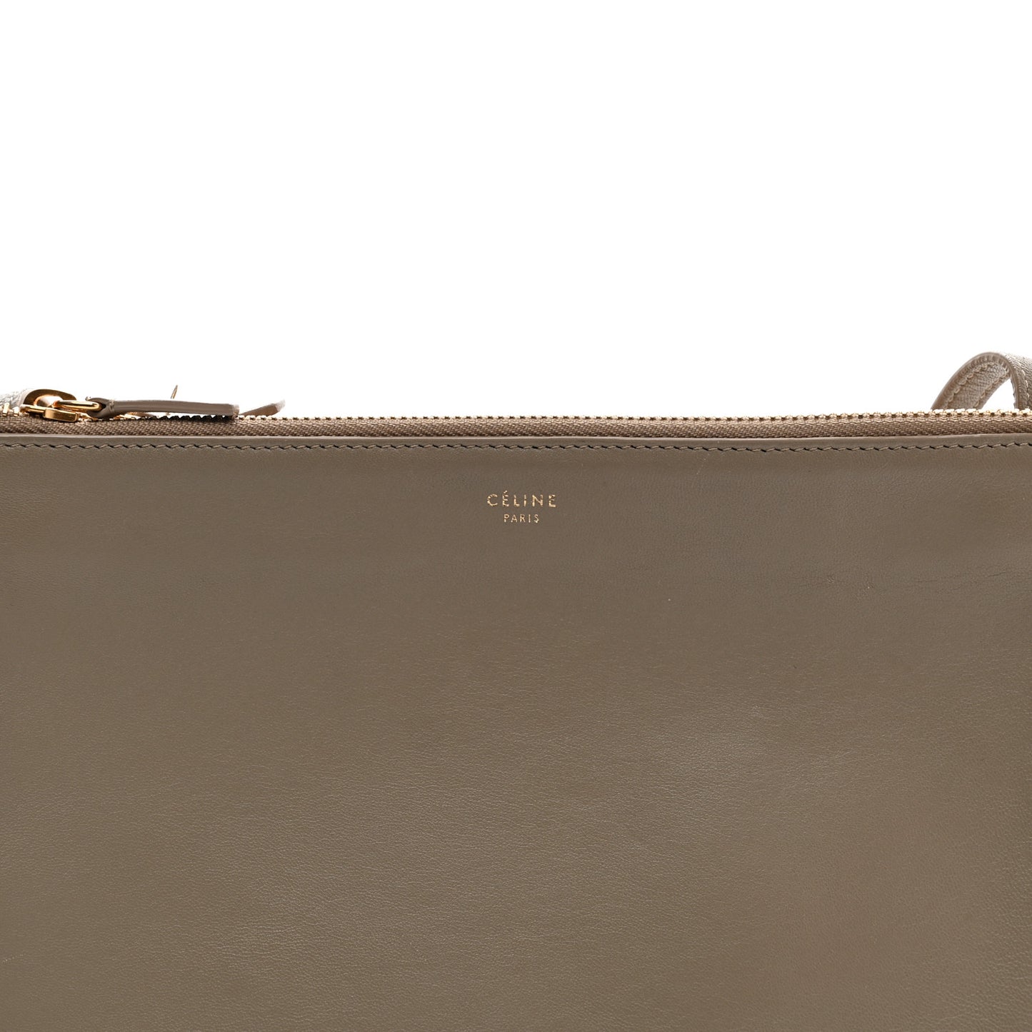 Lambskin Large Trio Crossbody Bag Beige