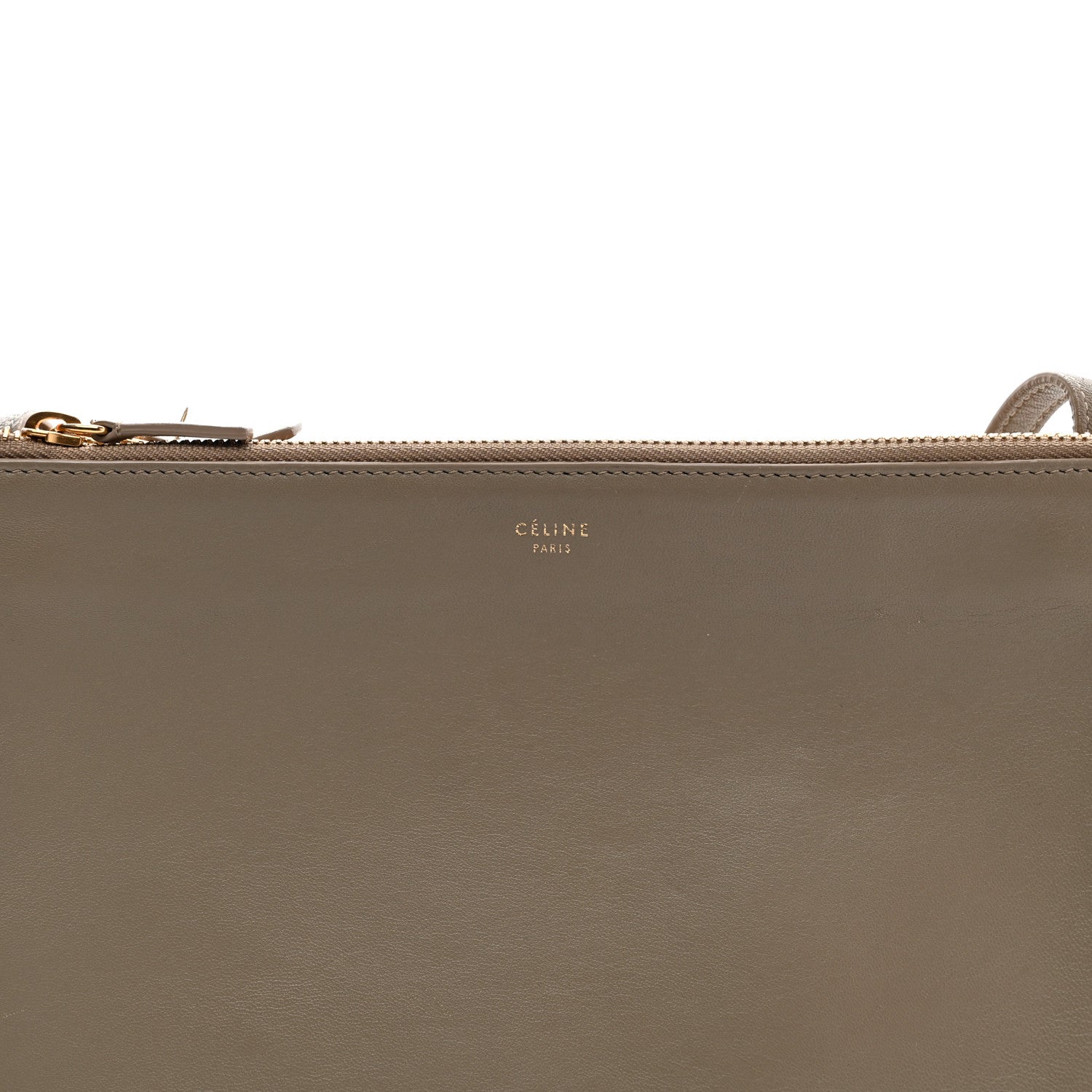 Celine Lambskin Large Trio Crossbody Bag Beige 7 of 13